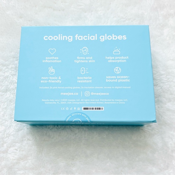 New Meejee Cooling Facial Globes in Blue - Picture 3 of 3